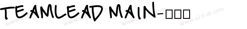 TEAMLEAD MAIN字体转换